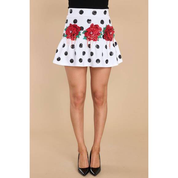Sparkling Polka Dot Skirt